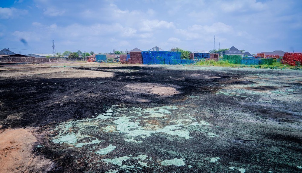 Otti Visits Fire-Damaged Facility, Pledges Support for Nigerian Breweries