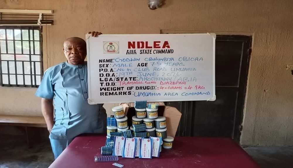 NDLEA Arrests Two Elderly Men for Allegedly Supplying Drugs to Students in Abia