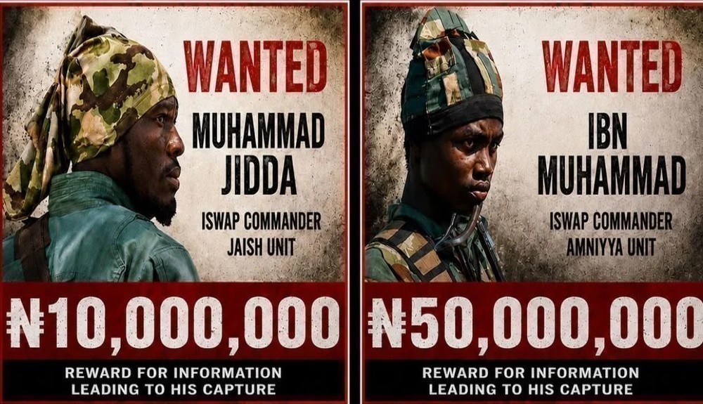 Army Declares ISWAP Governor, Deputy Wanted, Offers N60m Reward