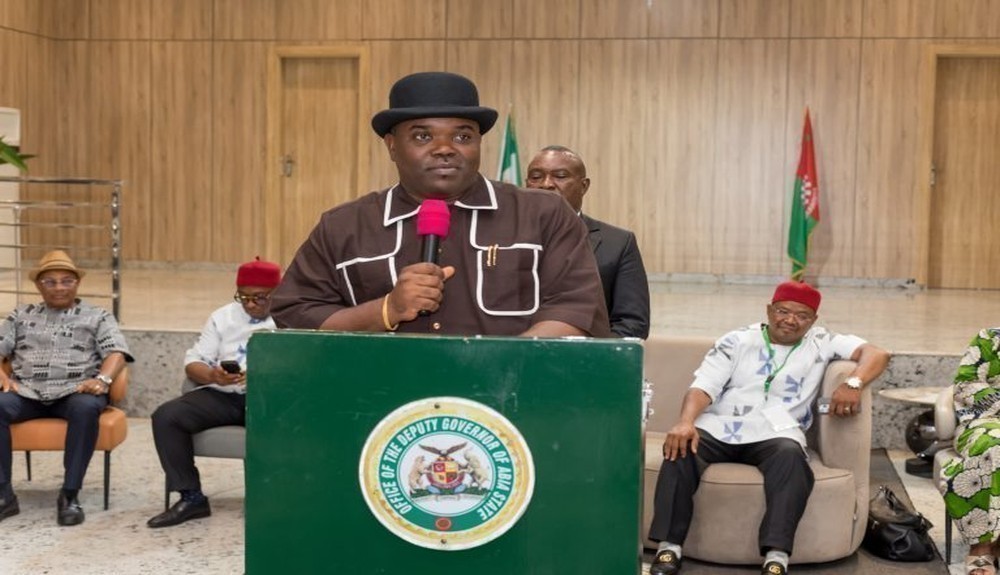 The Deputy Governor of Abia State, His Excellency, Engr. Ikechukwu Emetu, Advocates Stronger Alliance for Healthcare Transformation at 115th CMDs/MDs’ Meeting of Federal Tertiary Hospitals in Umuahia